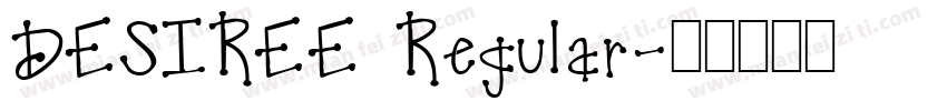 DESIREE Regular字体转换